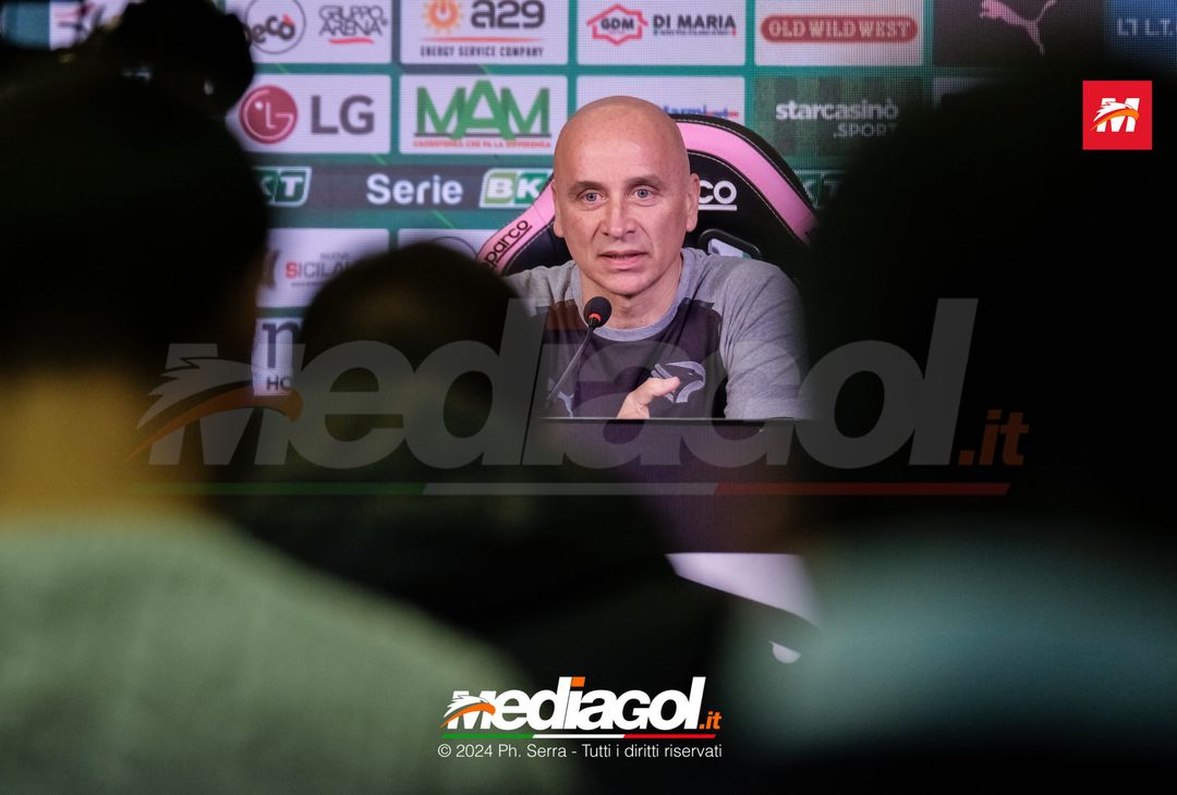 FOTO PALERMO, verso il Bari: il mister Corini in conferenza stampa (GALLERY)- immagine 1