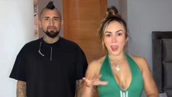 VIDEO / La fidanzata di Vidal coinvolge il calciatore in un balletto: il risultato è convincente