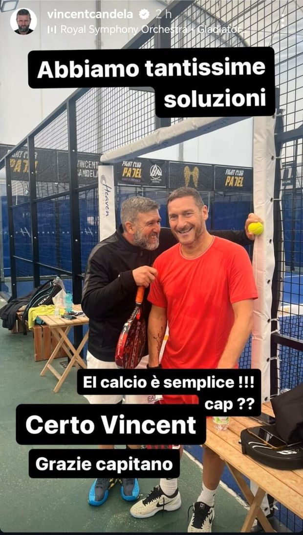 Candela ironico con Totti: “Abbiamo tantissime soluzioni, il calcio è semplice”- immagine 2