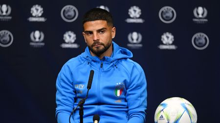 Lorenzo Insigne, con la maglia della Nazionale italiana