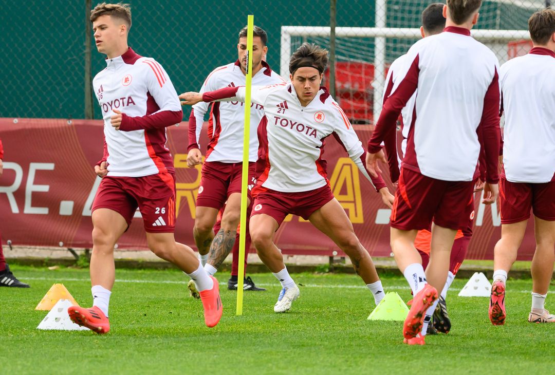 Trigoria, la rifinitura in vista del Tottenham – FOTO GALLERY - immagine 17