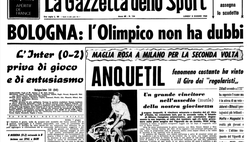 Domani in edicola la copia originale della Gazzetta che celebra lo scudetto del 64