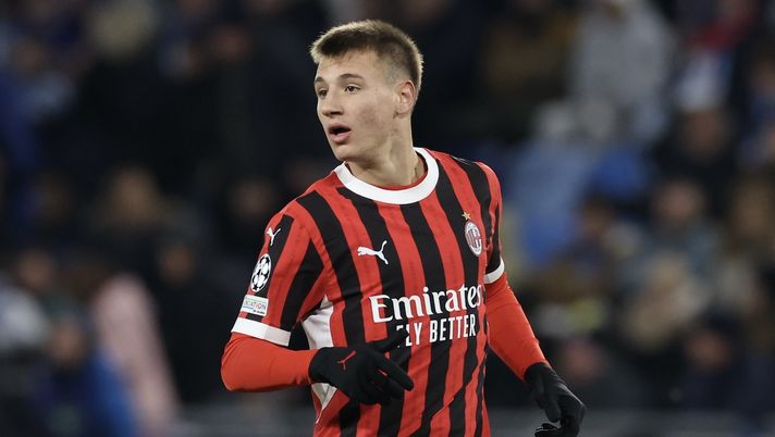 Francesco Camarda AC Milan Slovan Bratislava-Milan 2-3 Champions League 2024-2025