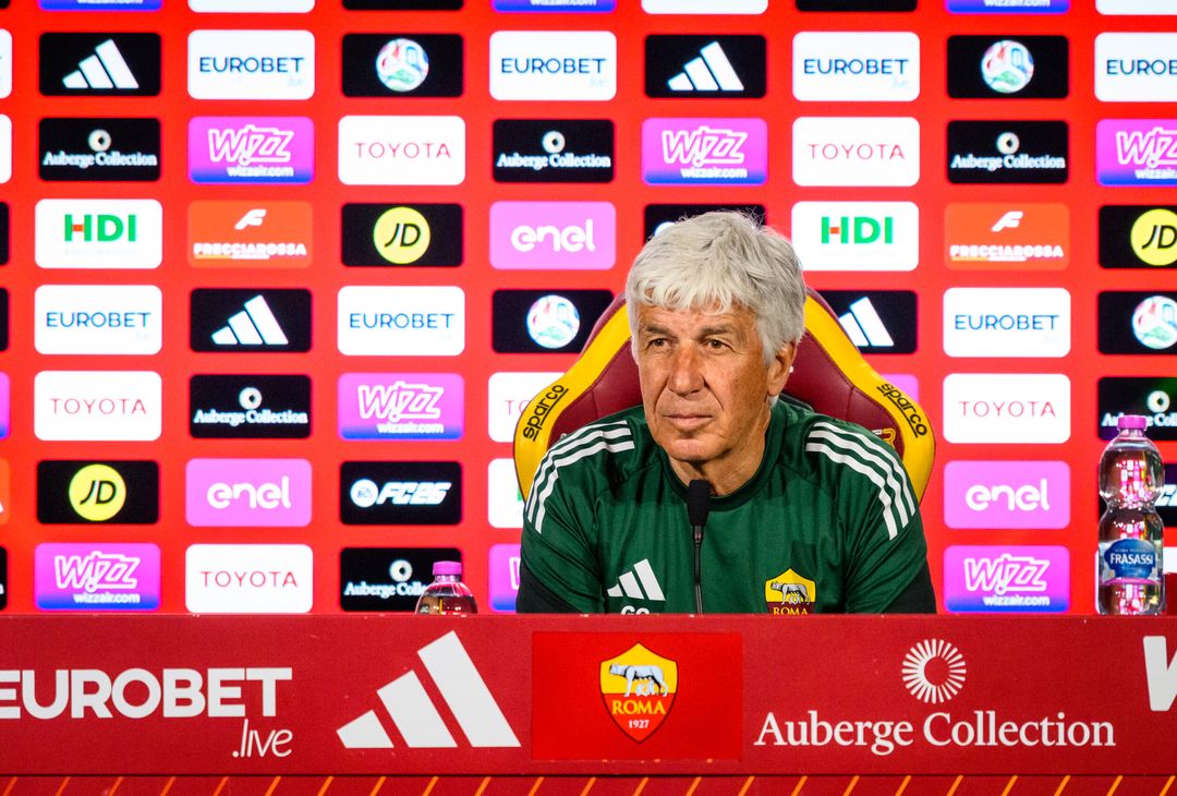 Bologna-Roma, la conferenza stampa di Gian Piero Gasperini – FOTO GALLERY - immagine 4