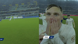 “Questo non è giallo!”, la reazione di Beukema al fallo di Suslov su Gutierrez in Verona-Napoli