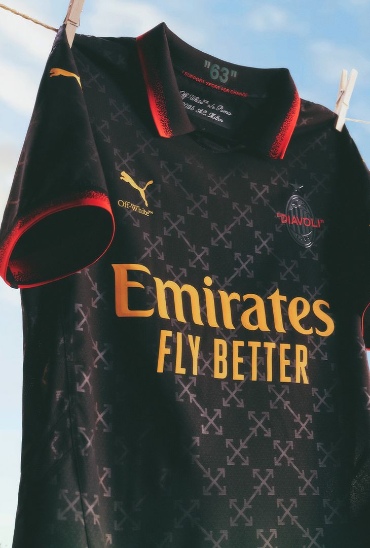 Quarta Maglia AC Milan 2024-2025 PUMA Off-White