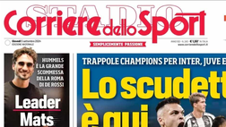 PRIMA PAGINA CORRIERE DELLO SPORT OGGI: “Aurelio ha 20 anni. Dela e Napoli che storia”