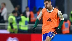 Tutto pronto a San Siro: Italia in campo per il riscaldamento – LA GALLERY