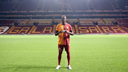 GALLERY Osimhen per la prima volta in campo con la maglia del Galatasaray: le foto