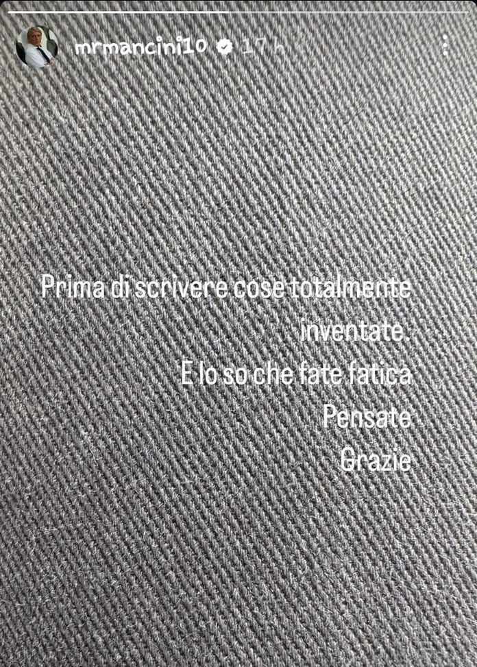 Il post di Mancini su Instagram Mancini dirigente Samp? Lui smentisce: è giallo dopo il suo post sui social- immagine 2