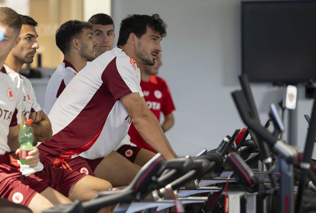 Roma, lavoro in palestra dopo la trasferta di Londra – FOTO GALLERY - immagine 6