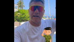 VIDEO / Vieri, finite le vacanze alle Maldive: “Un polmone sta bene e l’altro fischia”