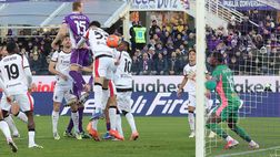 Fiorentina-Milan 1-1: rossoneri fortunatissimi nel finale