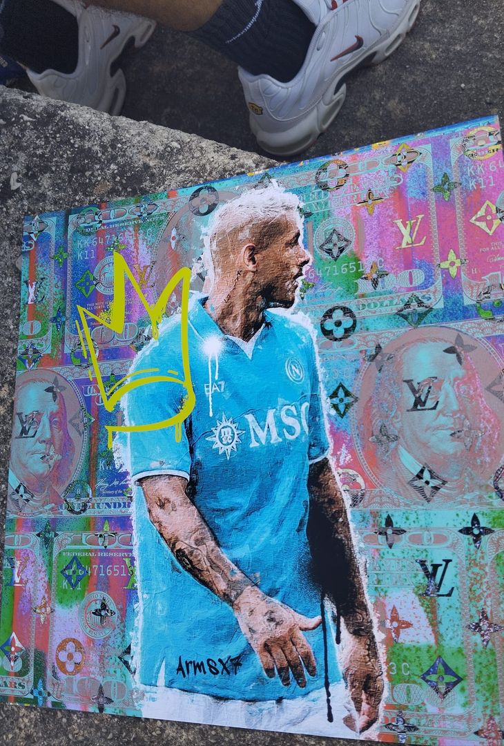 GALLERY Da Anguissa a Kvara, gli azzurri diventano opere d’arte: i favolosi riquadri - immagine 6