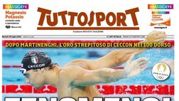 PRIMA PAGINA TUTTOSPORT OGGI: “Buongiorno a Napoli: No alla Juve? Avrei tradito me stesso”