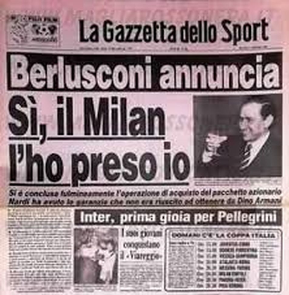 20 febbraio 1986 Gazzetta dello Sport