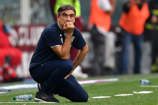 TURIN, ITALY - OCTOBER 15: Ivan Juric, Head Coach of Torino FC reacts during the Serie A match between Torino FC and Juventus at Stadio Olimpico di Torino on October 15, 2022 in Turin, Italy. (Photo by Valerio Pennicino/Getty Images)