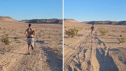 Ibrahimovic non si ferma mai: allenamento nel deserto | VIDEO