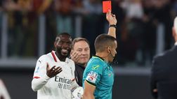 Milan, quanti cartellini rossi dal 2021 in Serie A! E la differenza con l’Inter è siderale