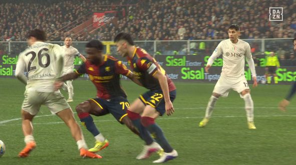 Genoa-Napoli, Vergara: “Sicurissimo del rigore, ho sentito toccarmi e ho detto ‘ah che gioia’…”- immagine 2