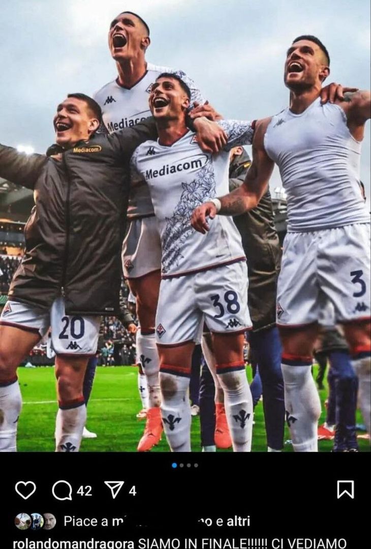 Fiorentina in finale, la festa corre anche sui social [FOTO] - immagine 4