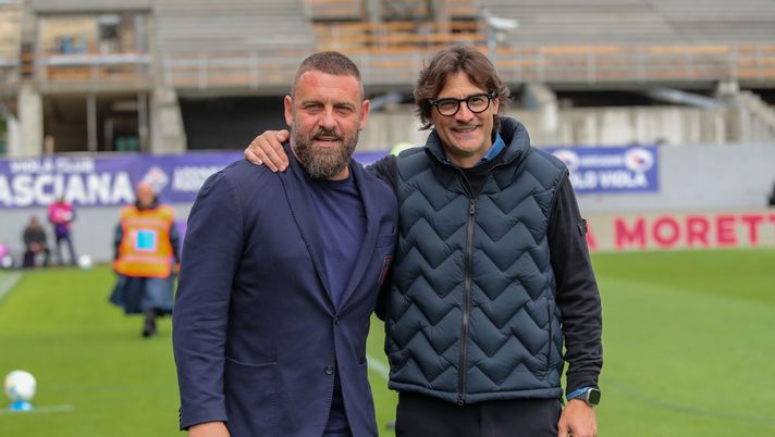 GERMOGLI PH: 10 MAGGIO 2026 FIRENZE STADIO ARTEMIO FRANCHI SERIE A FIORENTINA VS GENOA NELLA FOTO PAOLO VVANOLI E DANIELE DE ROSSI Giaccherini sulla panchina viola: “De Rossi pista aperta, Vanoli vuole fiducia” - immagine 1