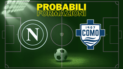 Napoli-Como, le probabili formazioni: Conte conferma il modulo, ha un solo dubbio