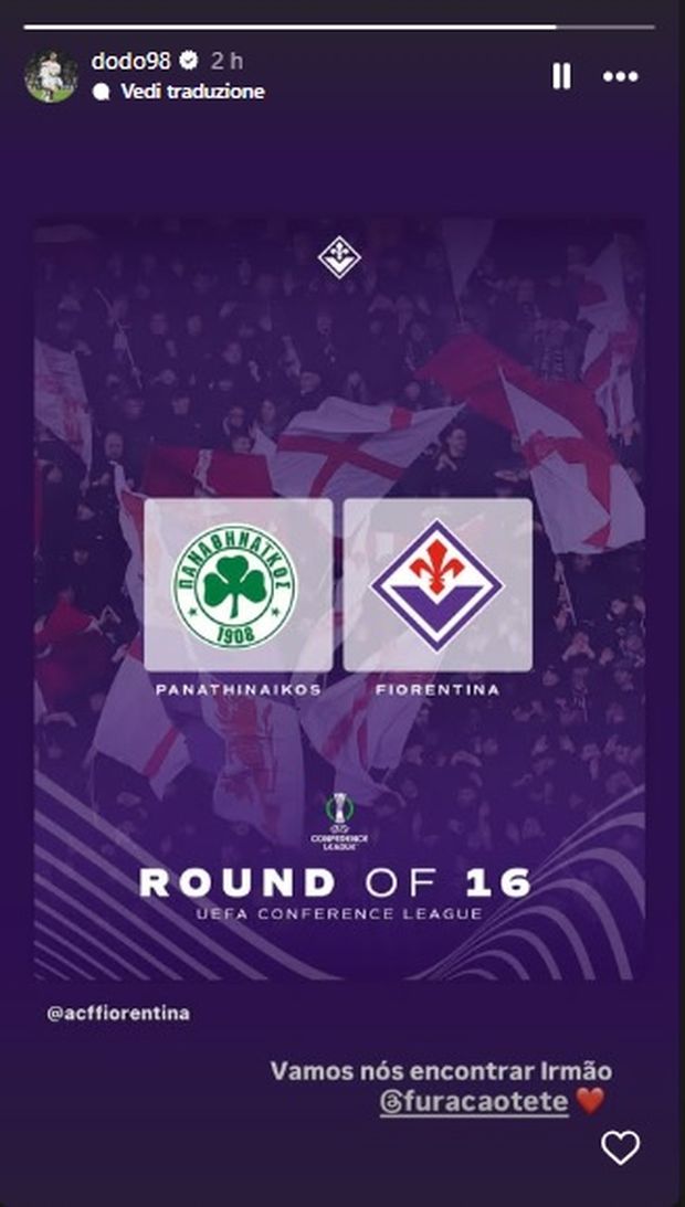 FOTO – Con il Panathinaikos arriva Tetè, ex compagno di Dodò: “Ci rincontriamo”- immagine 2