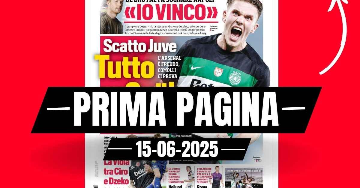 Prima pagina Corriere dello Sport: “Scatto Juventus, tutto su Gyokeres”