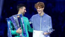 Djokovic vince Atp Finals di Torino, il Milan twitta per lui e Sinner