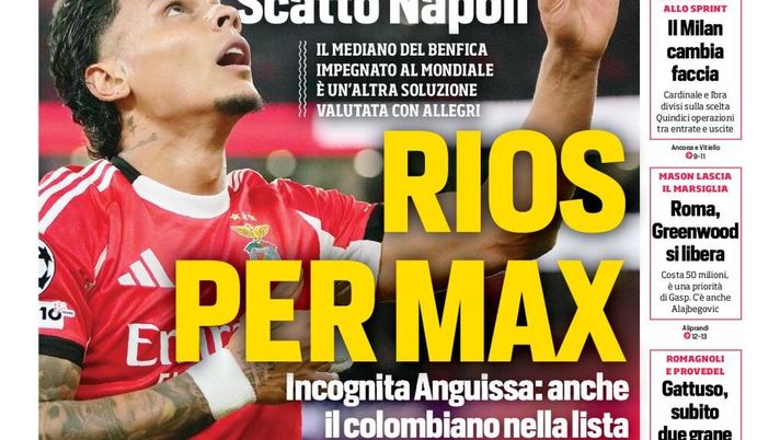 Prime pagine giornali sportivi oggi: il Napoli sui media- immagine 1