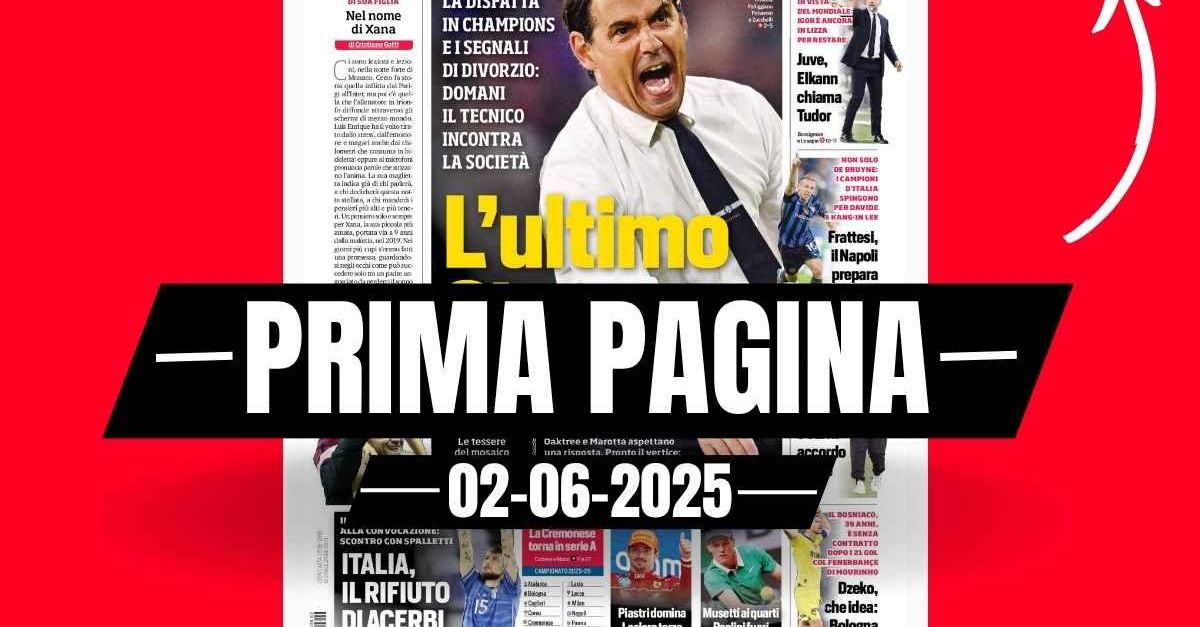 Prima pagina Corriere dello Sport: “Inter, Inzaghi vuole l’Al Hilal” Prima pagina Corriere dello Sport: “Inter, Inzaghi vuole l’Al Hilal”