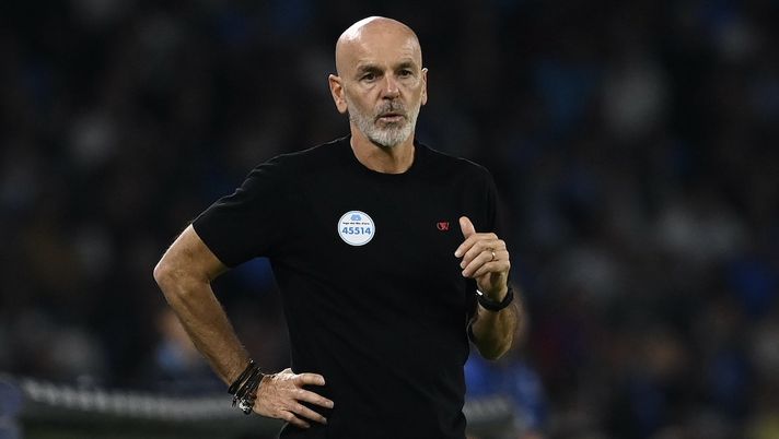 Stefano Pioli AC Milan Napoli-Milan 2-2 Serie A 2023-2024