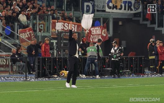 Roma-Inter, un gesto di Chivu si ripete. Mostra ‘i muscoli’ e a Barella lo dice col sorriso- immagine 4