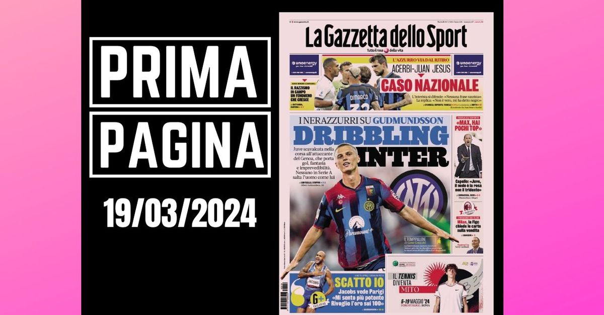 Prima pagina Gazzetta dello Sport: “Milan, la FIGC chiede le carte sulla vendita”