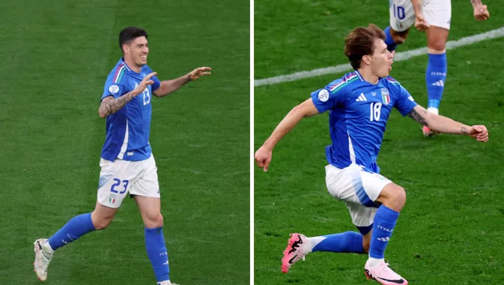Italia-Albania, l’Inter esulta sui social per i gol di Bastoni e Barella - immagine 1