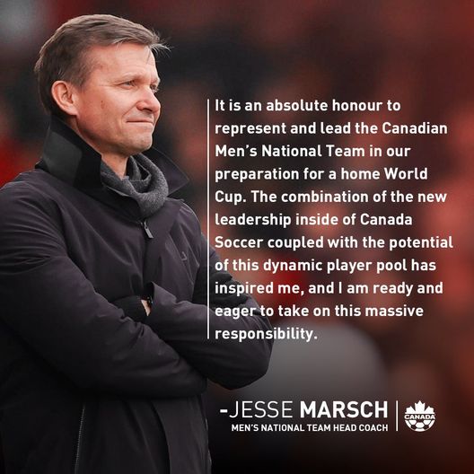 Foto tratta da profilo X @CANMNT_Official Canada, l’ex Leeds Jesse Marsch è il nuovo Ct della Nazionale- immagine 4