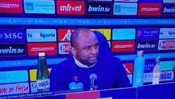 Vieira in conferenza: “Vi dico cosa ho cambiato all’intervallo. Napoli da scudetto”