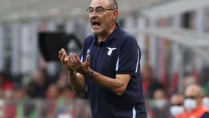 Maurizio Sarri Lazio Milan-Lazio Serie A 2021-2022