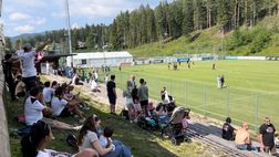 VIDEO Palermo-Bassa Anaunia: Brunori e compagni in campo, l’accoglienza dei tifosi