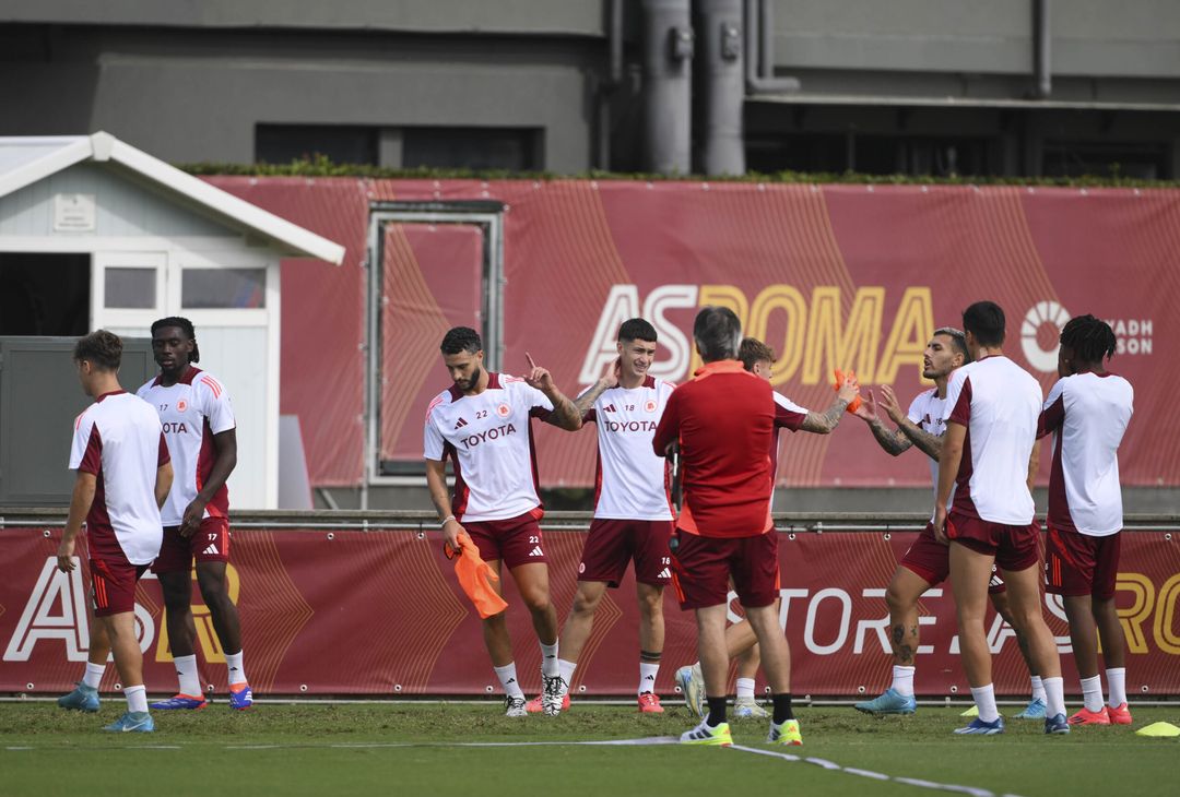 Roma, l’allenamento di oggi in vista dell’Athletic Bilbao – FOTO GALLERY- immagine 1