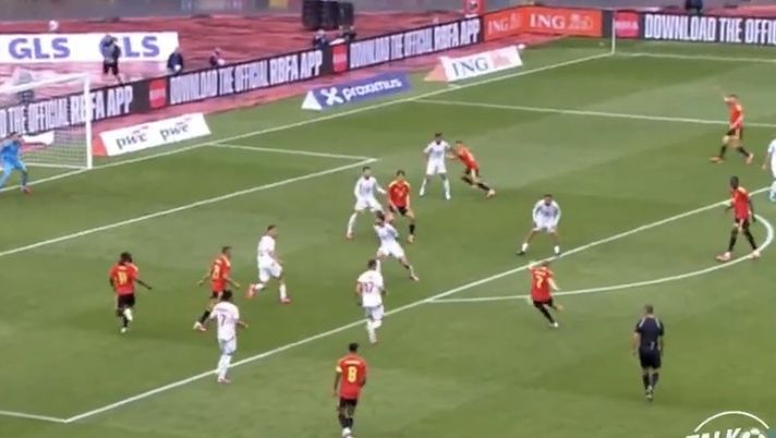 Screenshot Capolavoro di De Bruyne! Destro secco e 3-0 del Belgio sulla Tunisia VIDEO - immagine 1