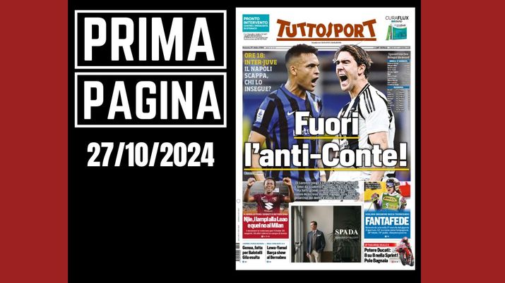 Prima pagina Tuttosport: Njie i lampi alla Leao e quel no al Milan