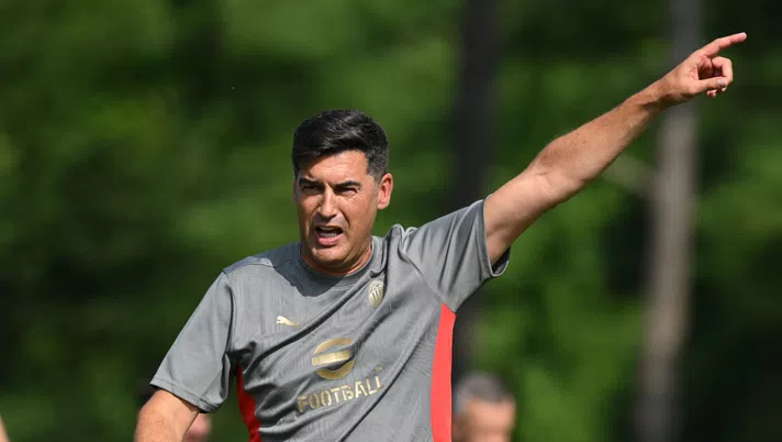 Paulo Fonseca AC Milan allenamento Milanello