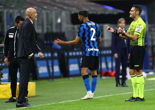 Maurizio Mariani in Inter-Milan 1-2 del 17 ottobre 2020 (Foto di Marco Luzzani/Getty Images) Milan, ecco cosa succede quando Mariani ti arbitra in trasferta…- immagine 2