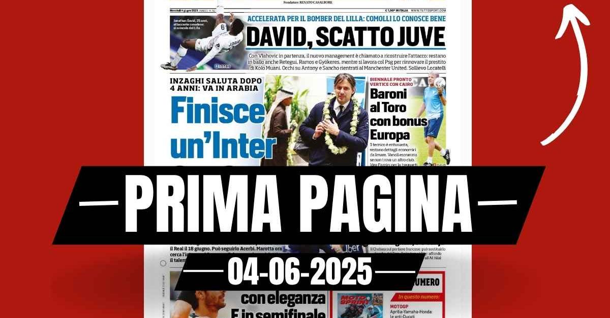 Prima pagina Tuttosport: “Milan-Modric si scalda. Via Maignan, c’è Vanja”