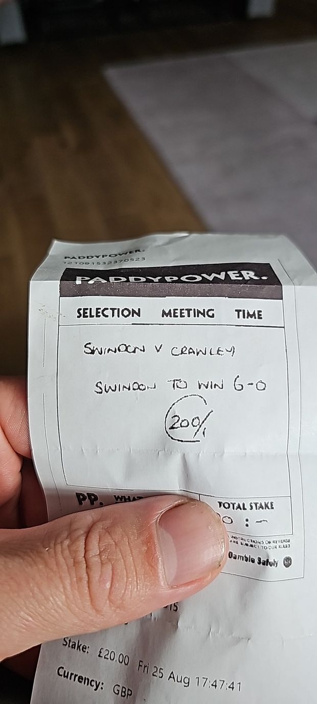 Swindon Town, tifoso si gioca l’età del padre e azzecca un clamoroso 6-0. E c’è un precedente…- immagine 2