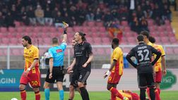 Lecce-Cremonese, Sticchi Damiani attacca Marelli: “Parla di un tocco inesistente”