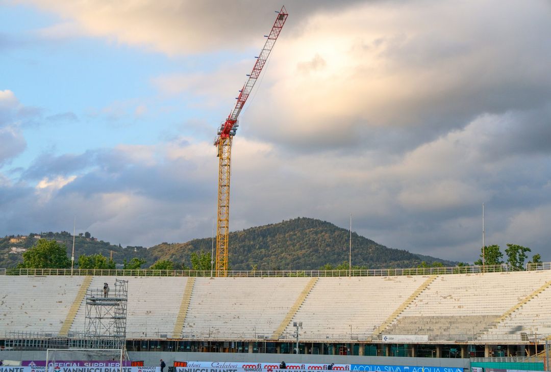 GALLERY VN – Lo stato dei cantieri al Franchi in Curva Fiesole e Maratona - immagine 18