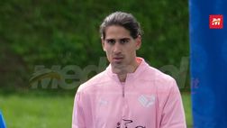 FOTO Ritiro Palermo, le prime immagini di Dīmītrīs Nikolaou in rosanero (GALLERY)